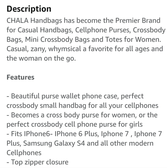 🌜CHALA 🦋 Butterfly Cell Phone Purse - Picture 15 of 16